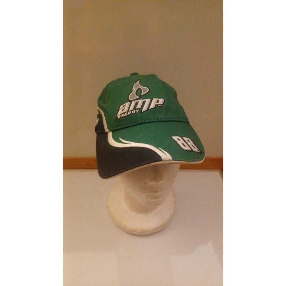 Vintage Dale Earnhardt Junior Green NASCAR Hat AMP 88